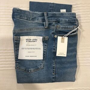 NWT Good American Good Legs Straight Jeans size 6-12